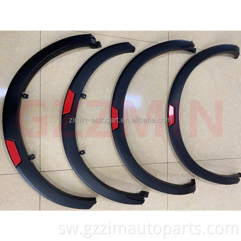 PICKUP TRUCK 4 4 EXTERIOR ACCESSORIES FENDER FLARE WHEEL ARCH EYEBROW WITH REFLECTOR FIT FOR  NP300